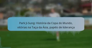 Park Ji-Sung: História da Copa do Mundo, vitórias na Taça da Ásia, papéis de liderança